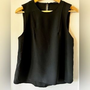 Zara Sleeveless Black Top